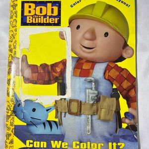 Rare 2001 Bob the Builder Golden Book Coloring Activity Book Vintage Preowned